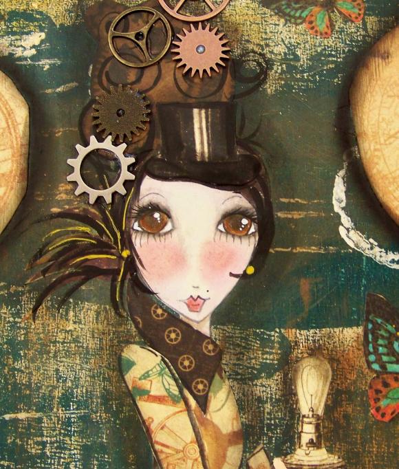 Discover Steampunk Mixed Media Print
