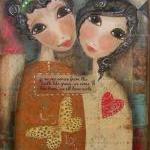 Sisters- We All Have Roots 5x7 Art Card Print