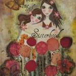 Two Hearts Sisters 5x7 Art Card Print